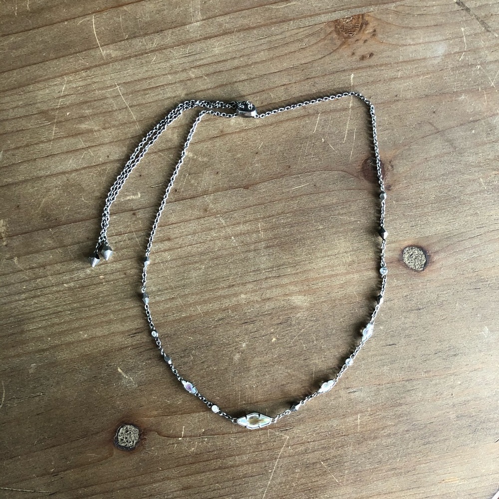 Kendra Scott Debra Choker Necklace in Gunmetal